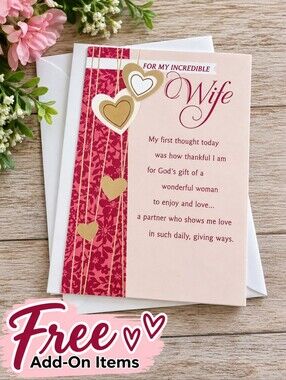 Free With Purchase Anniversary card for wife.